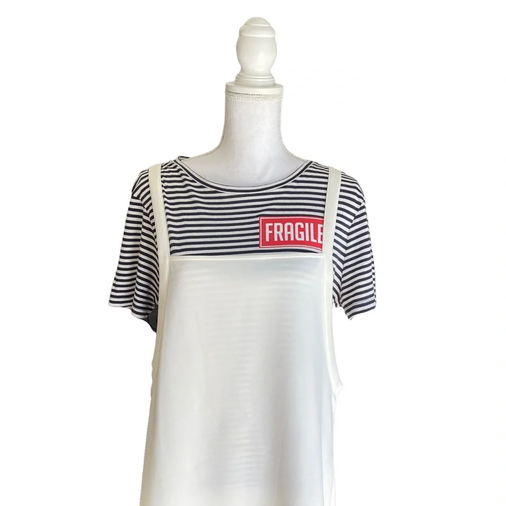 NWOT Zara 2 Piece Jumper Dress Size Large